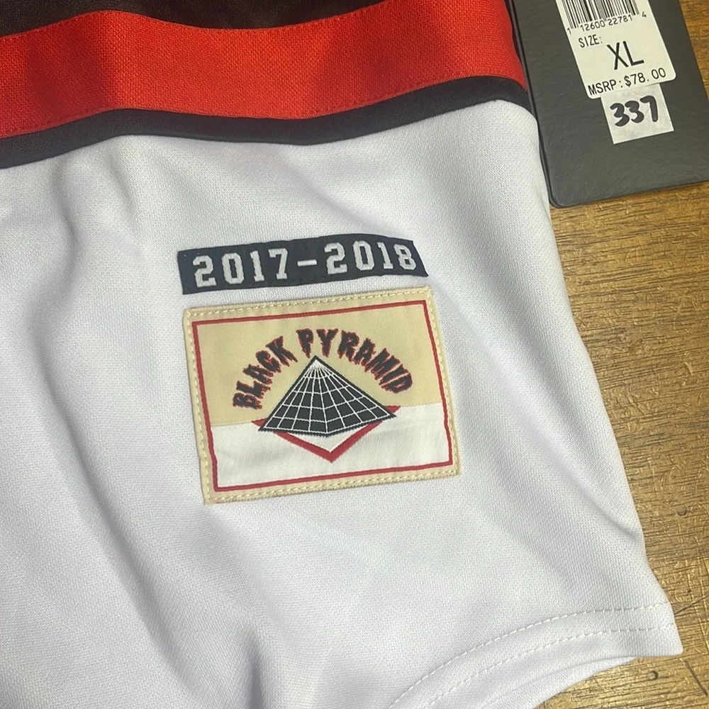 Black Pyramid Heat Impression Jersey Y1160673-BLK T-21 - Picture 3 of 5